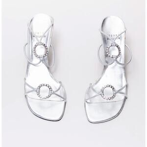 Vintage Y2k Diamond Jeweled stuart weitzman heels 6.5